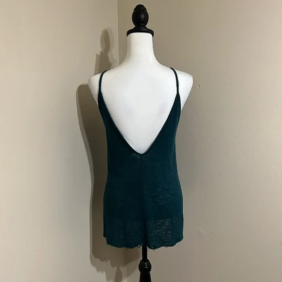 ⭐️Project Social T, Women’s Fray Bottom Tee Teal Size XS⭐️ - Picture 5 of 6